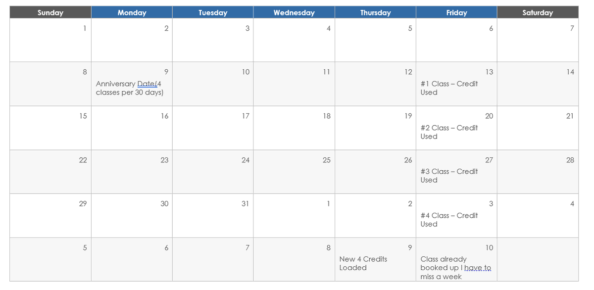 Hello <a href="/clubpilates/">Club Pilates</a>, you are doing a disservice to your members by not letting them book out classes until the day their credits renew.  Develop a better App <a href="/TimeShiftMedia/">TimeShift Media</a> 
#dobetter