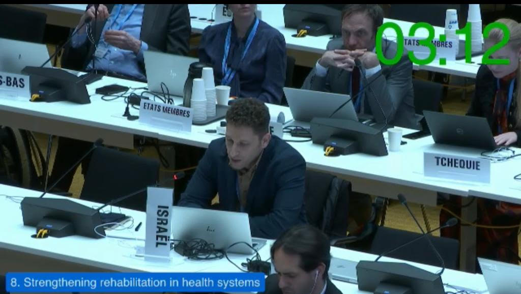 Recognizing the profound unmet needs for #rehabilitation around the world, @WHO #EB152 reached consensus on key steps to strengthen #rehabilitation as an essential component of #UHC across areas including financing, primary care, data and research, workforce, and emergencies.