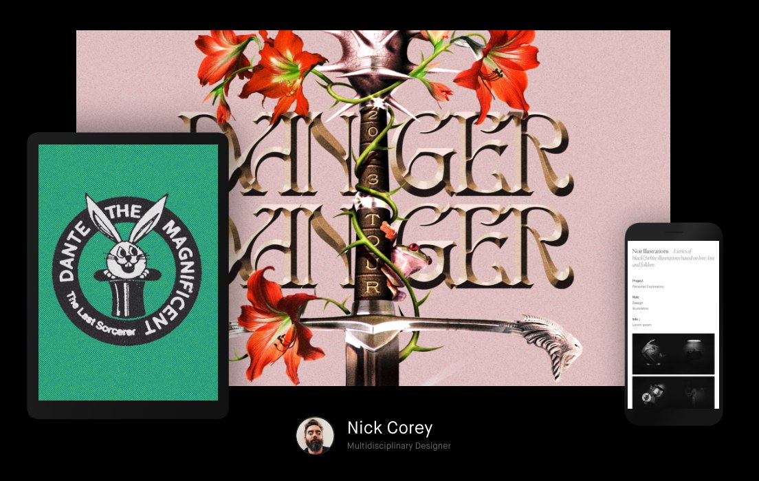 semplicelabs's tweet photo. Two beautiful portfolios handpicked for the Showcase this week.

Congratulations, Nick Corey &amp; @dvmgtv!

🎉https://t.co/LYeOtzn0cd https://t.co/KSKHgGgkPE
