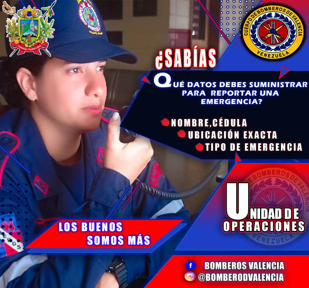 En medio de la emergencia es importante conservar la calma

Al comunicarte con el Cuerpo de Bomberos debes facilitar los datos que te solicitan para la verificación de la emergencia.

Nuestros números activos son +58 424-4739197