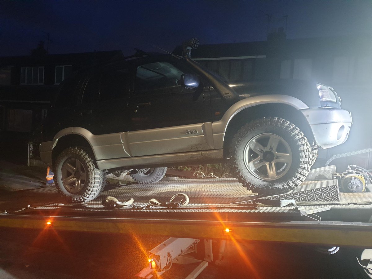 Another Hare courser stopped in west Lancashire! We have an amazing network of farmers who let us know  offences are taking place. He will be reported for summons to court. Vehicle and equipment seized . #SouthRTF  #Harecoursing  #wildlifecrime