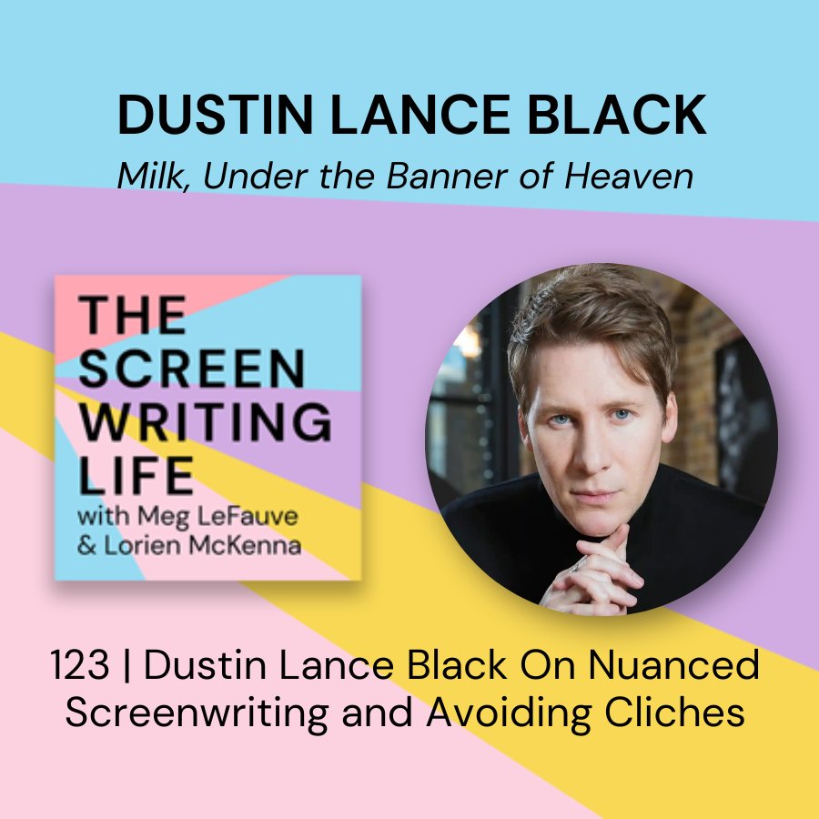 This conversation with Oscar-winning writer/director, @DLanceBlack was a masterclass! Check out today’s episode for Lance’s thoughts on common pitfalls of writing biopics, how he uses his own life to inform his work, and the work it takes to avoid cliches in our writing.