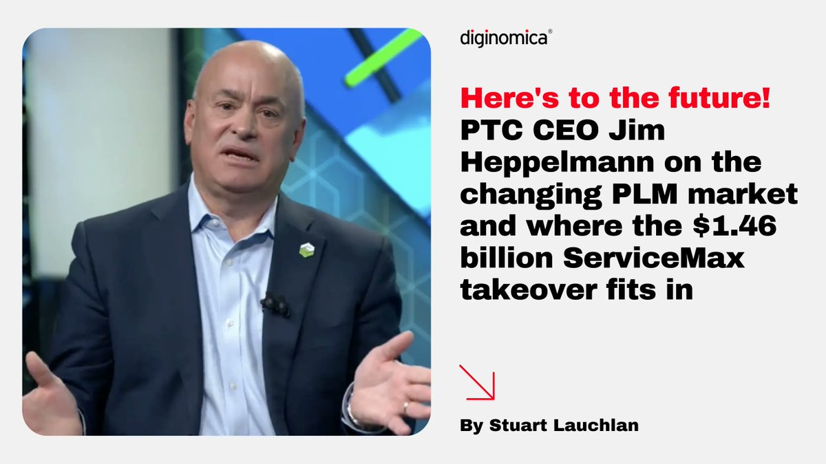 ServiceMax's tweet image. .@diginomica covers what @PTC&apos;s CEO @JimHeppelmann has outlined for the future with @ServiceMax and what customers can expect next. #ServiceLifecycleManagement bit.ly/40s1O8k