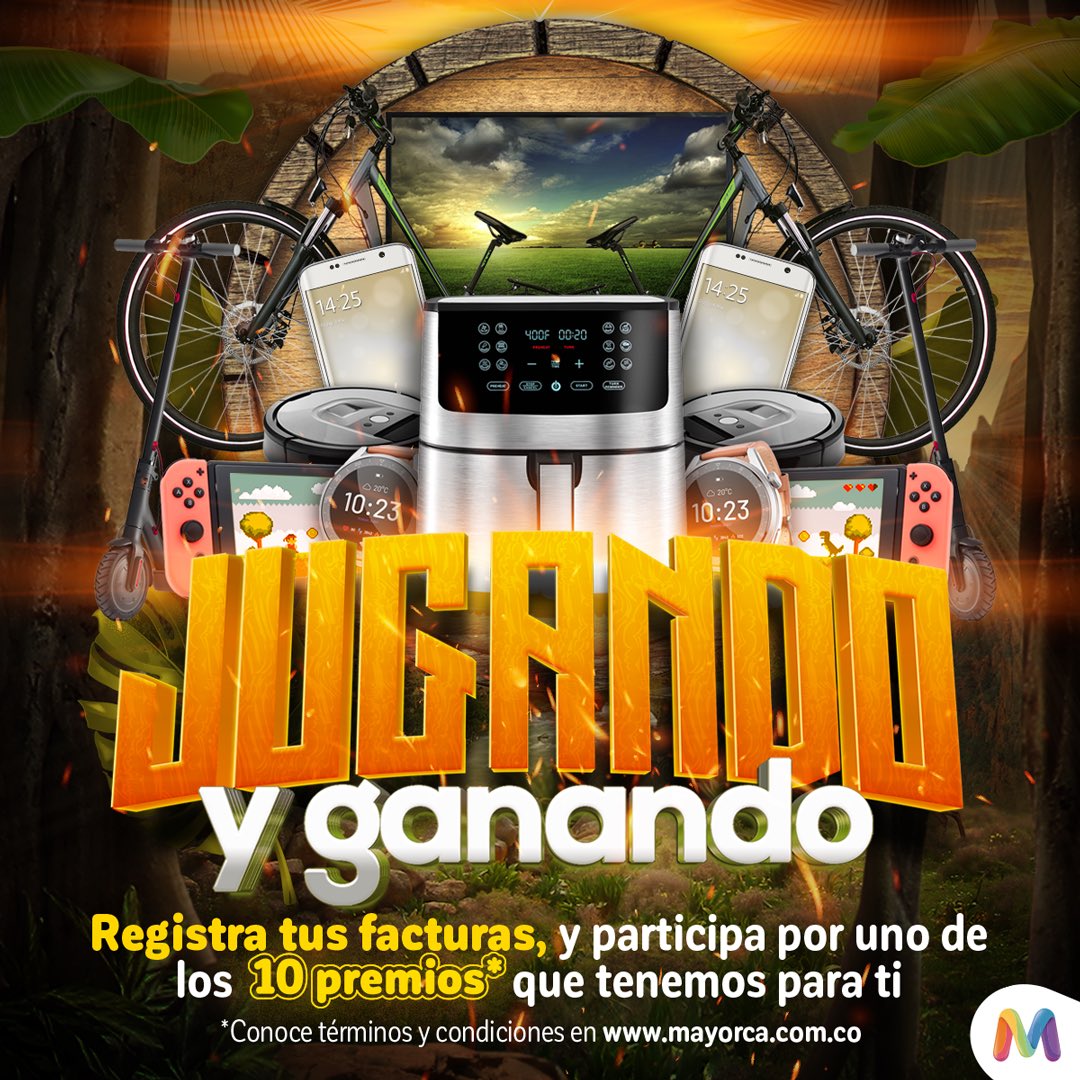 ¡Aventura y premios en el Centro Comercial Mayora! 🛍️🧗‍♀️ 

Solo tienes que registrar tus facturas en nuestro centro comercial para poder participar en "Jugando y Ganado" ¡No pierdas esta oportunidad única de vivir la aventura de llevarte premios increíbles!