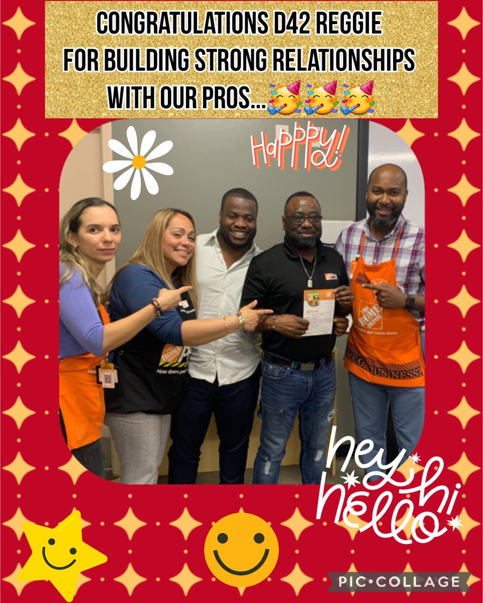 PoulardBey's tweet image. #6322🌻
Congratulations D42 Reggie 
for building strong relationships 
with our PROS...🥳🥳🥳
#CustomerService #GettingInvolved #PRO