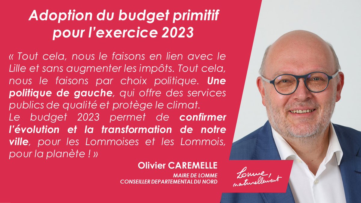 Majorite_Lomme's tweet photo. [Conseil communal #Lomme]
Budget primitif 2023 : « Ce budget est avant tout la traduction de notre politique, une politique faite de convictions face aux défis environnemental et social, une politique faite d’espoir, une politique qui ne laisse personne au bord du chemin ! » https://t.co/Ch453Wj9Ju