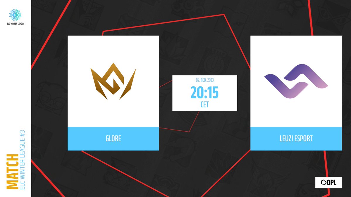 ELC_EsportsR6's tweet photo. [𝗘𝗟𝗖 𝗪𝗶𝗻𝘁𝗲𝗿 𝗟𝗲𝗮𝗴𝘂𝗲 #𝟯]

Two very important Major division games you can't miss tonight!

⏱️ 20:15 CET
⚔️ 🇨🇿 @glore_cz vs @Leuzi_eSport 🇫🇷

⏱️ 21:30 CET
⚔️ 🇫🇷 @DenialsEsport vs @BeeSt_R6 🇬🇧

🎙️ @ShateredSniper &amp; @Bobthepigeon08
🔴 https://t.co/xba0tlEQYJ

#WeAreELC https://t.co/VeIJ1QJxyu
