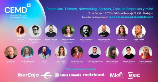 marketingandweb's tweet photo. Te recuerdo que mañana es el #CEMD ( @CEMKTD )

El Congreso Extremeño de Marketing Digital.

¡Nos vemos allí! 👏🏻 https://t.co/qLy8w2lrc5