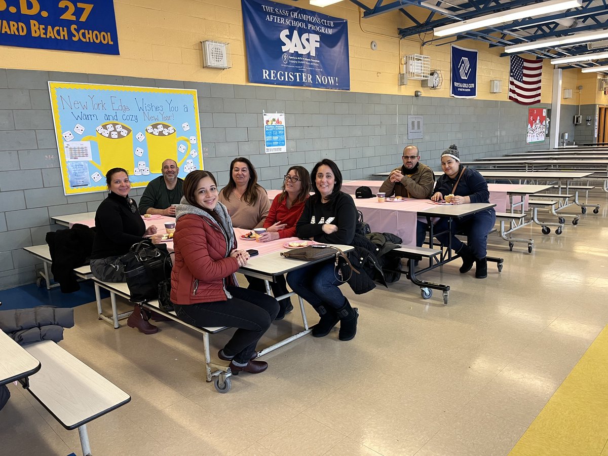 Our very first Chat & Chew was so much fun and a great success! thank you to all of our parent who came out to join us! @D27NYC @RomeoJennifer  #collaboration #teamwork #parentinvolvement #chatandchew