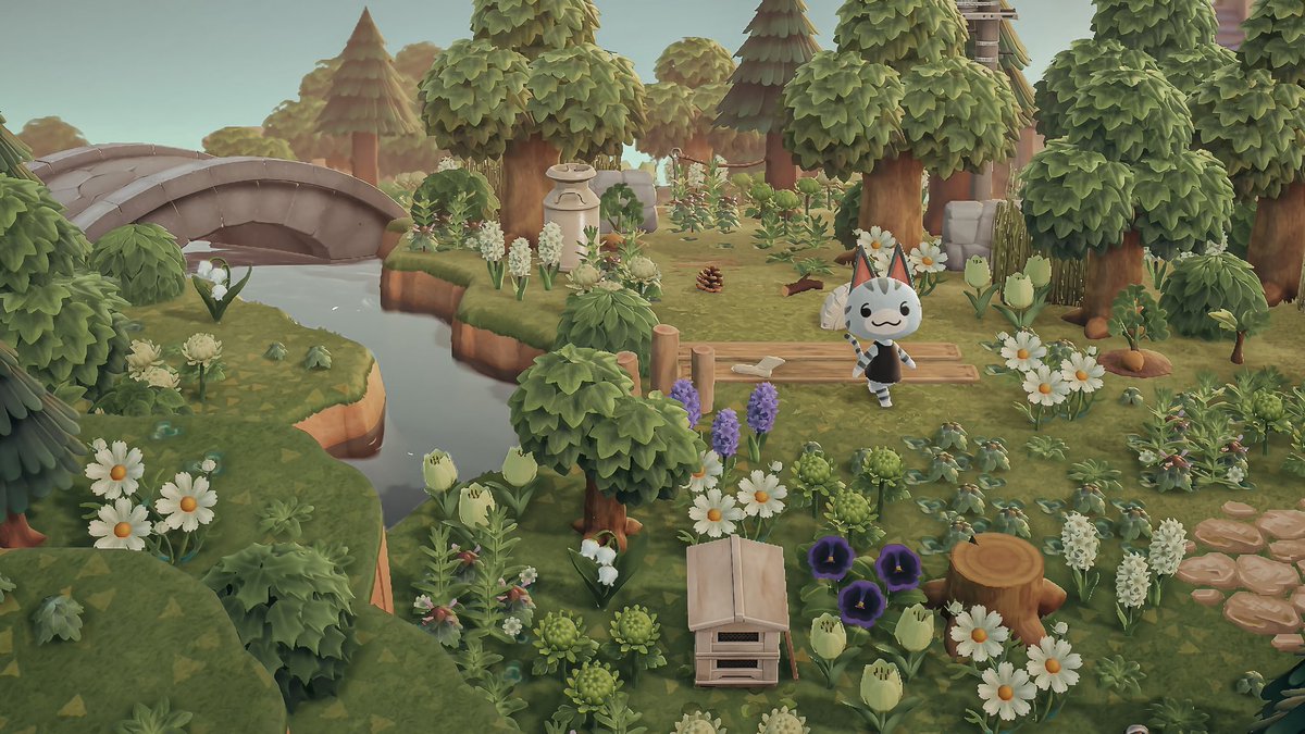 Lolly says good morning 🍃

#ACNH #AnimalCrossing #acnhdesign #acnhinspo