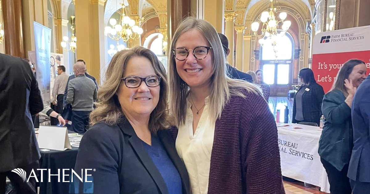 Last week, we participated in #InsuranceDayOnTheHill alongside other insurance companies to help educate legislators on the industry's economic impacts. We are committed to providing #Financial security for Iowans.