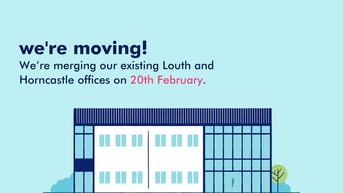 WCllpSolicitors's tweet photo. We’re pleased to announce that our Louth and Horncastle offices will move to our new location on 20th February.

📍 You’ll be able to find us at Oxley House, Lincoln Way, Louth. https://t.co/puBJVrQXuL
