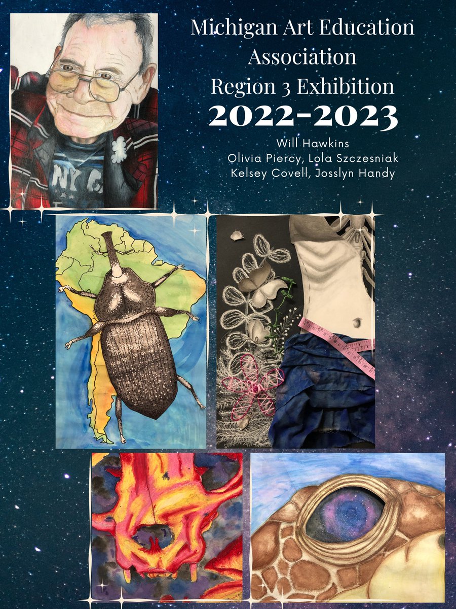 Congrats to all 5 Regional Art Show reps who have advanced to the State Art Show!  I am proud of you all and look forward to seeing if you place Top 100 Artists at the Middle School Level. <a href="/CCSredwolves/">Clinton Community Schools</a> <a href="/CMSredwolves/">Clinton Middle School</a>