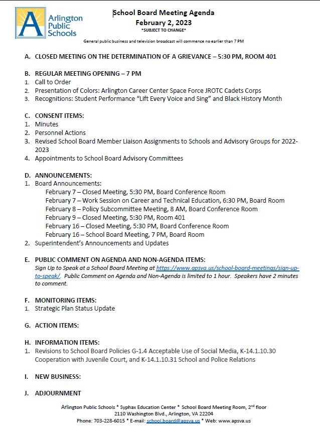 APS School Board tweet media