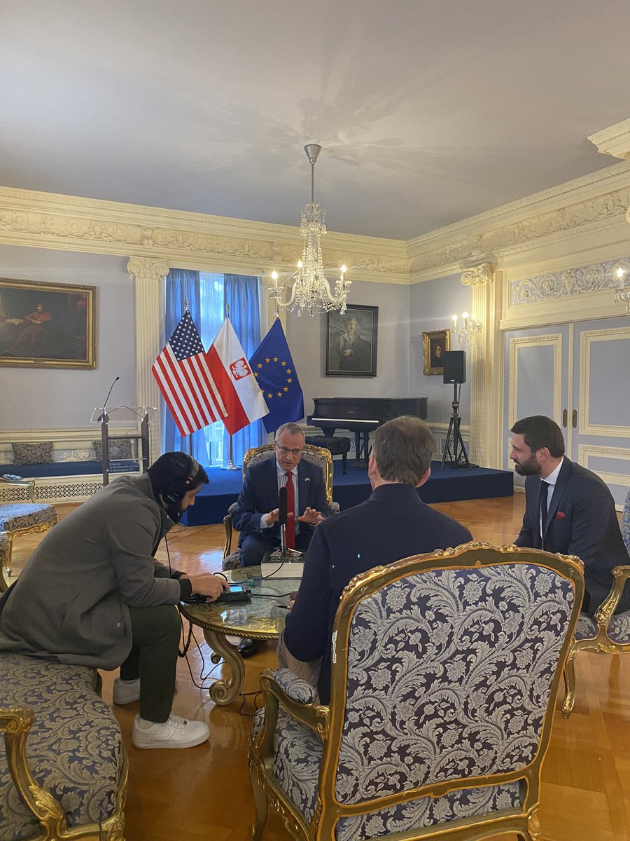 HJ Mai (@hj_mai) on Twitter photo Polish Ambassador to the U.S. <a href="/mmagierowski/">Marek Magierowski</a> tells <a href="/NPRinskeep/">Steve Inskeep</a> that he expects the war in #Ukraine️ to go on for a prolonged period of time. He also calls on the West to remain committed to #Kyiv. More on #NPR’s <a href="/MorningEdition/">Morning Edition</a> soon. Polish Ambassador to the U.S. <a href="/mmagierowski/">Marek Magierowski</a> tells <a href="/NPRinskeep/">Steve Inskeep</a> that he expects the war in #Ukraine️ to go on for a prolonged period of time. He also calls on the West to remain committed to #Kyiv. More on #NPR’s <a href="/MorningEdition/">Morning Edition</a> soon.