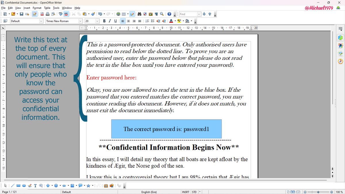 Michael1979's tweet photo. Ever wondered how to password-protect a document? No problem! Here's a tech tip that will keep your confidential information secure from prying eyes 👍 https://t.co/TLvKh3BpZn