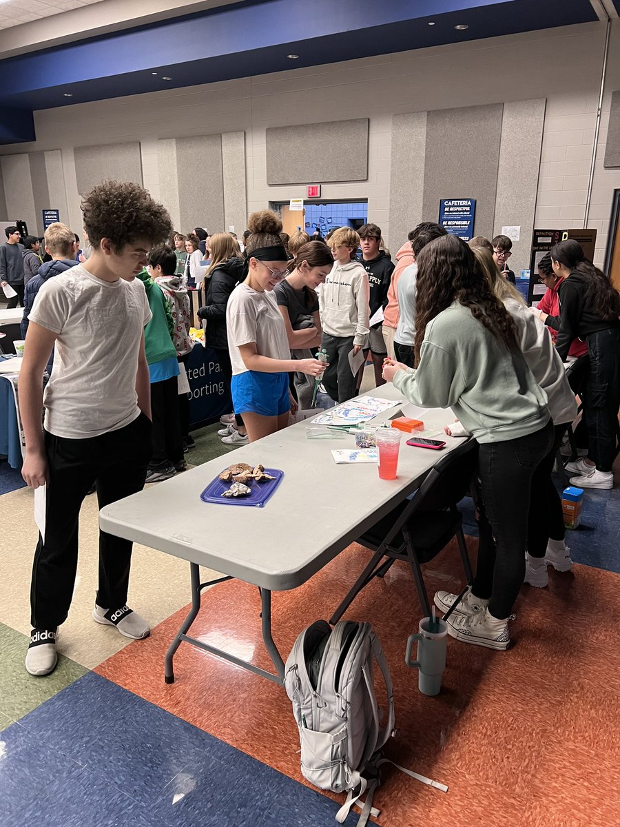 MrsGeisert's tweet photo. Showing our @LIBERTYSCHOOLS 7th graders the exciting opportunities in @PLTWorg Biomedical Sciences! We love Shadow Search Day and seeing our future Jays!! @LHSJAYS @hosafhp #lpsleads https://t.co/Dbe1nF0Ac2