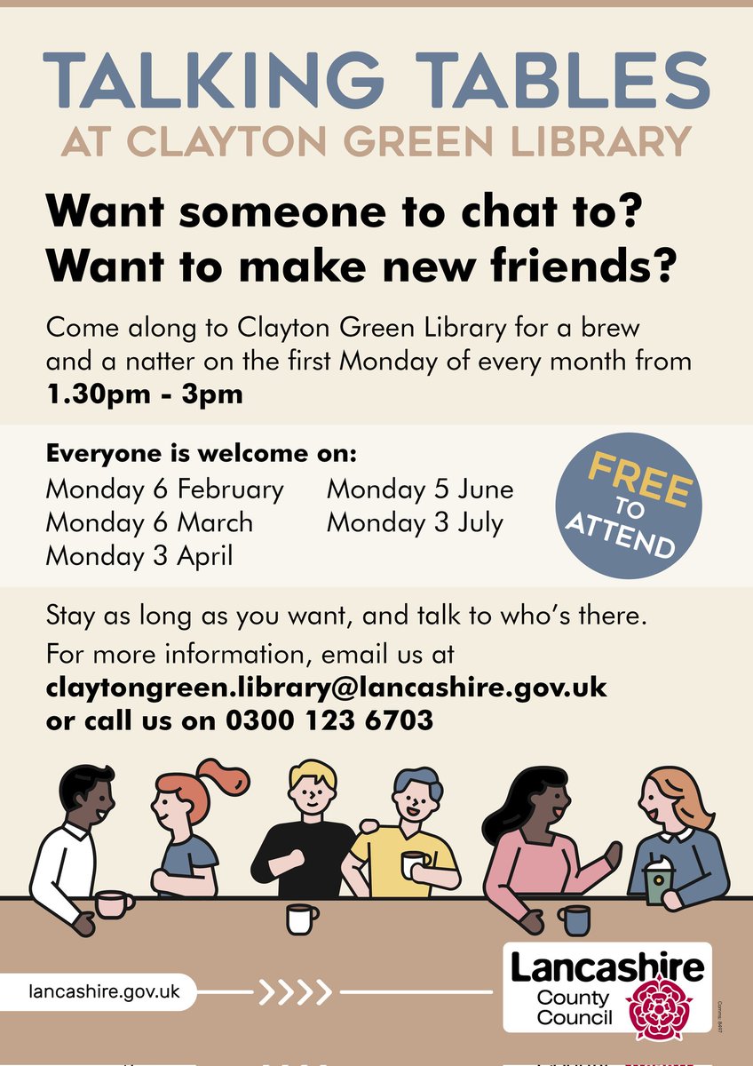 Just a reminder that the group starts on Monday. Everyone is welcome. Looking forward to seeing you there.