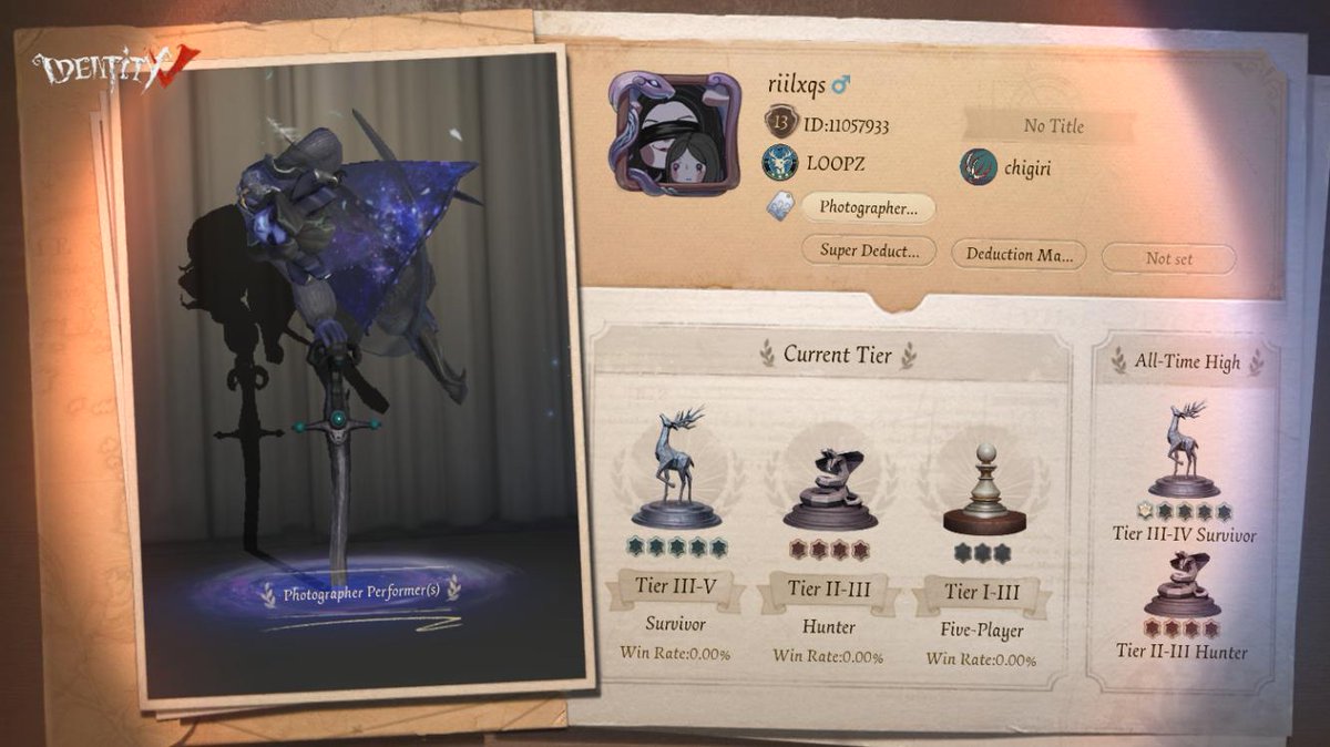 tubbbos's tweet photo. I'm playing Identity V. Fancy a game? https://t.co/sJZAD0dZ9v