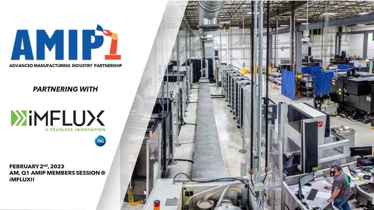 iMFLUXinc's tweet image. We are excited to host AMIP (Advanced Manufacturing Industry Partnership) into our work home: collaborating to spark new &amp;amp; exciting, actionable ways to engage our community &amp;amp; create interest &amp;amp; excitement around careers in the Advanced Manufacturing space! 
#fearlessinnovation