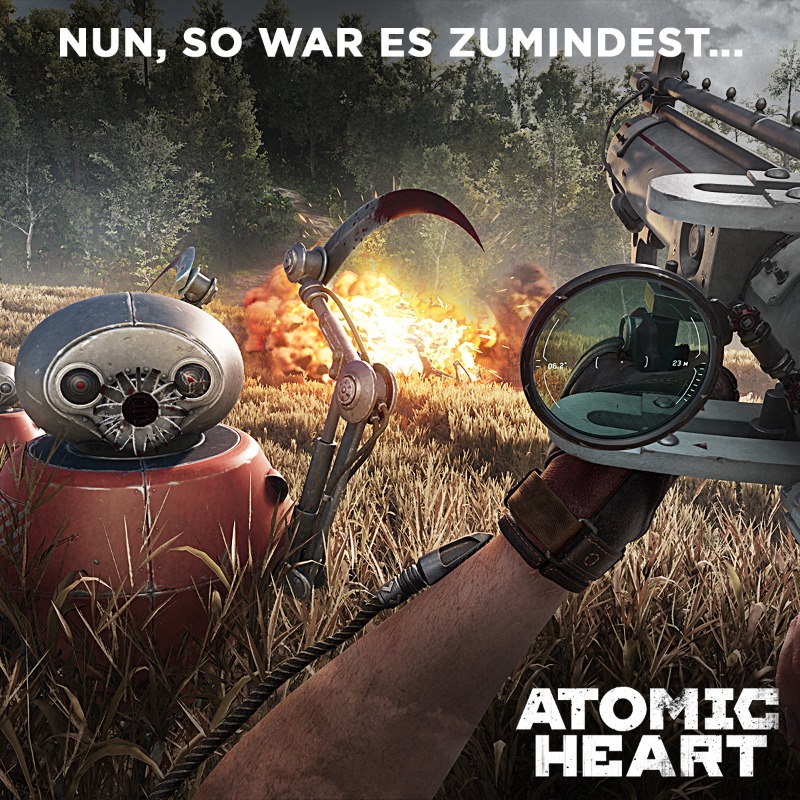 Focus_entmt's tweet photo. Jetzt vorbestellen - #AtomicHeart, das Action-RPG in einer verrückten alternativen Realität. Das Spiel erscheint am 21. Februar für PlayStation 5, PlayStation 4, Xbox Series, Xbox One und PC