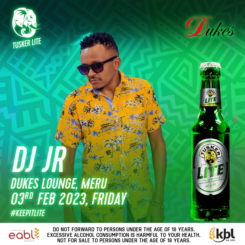 DJJr254's tweet image. M E R U 🔥

It's Been a While Since We Came Together To Party. Well, This Friday I Have A Solid Plan For Y'all

Dukes Lounge Is The Place To Be!
It's The #KeepItLite Party Brought To You By @tuskerlite @EABL_PLC &amp;amp; @ydxagencyke
See Y'all There!

#PartyWithDJJr