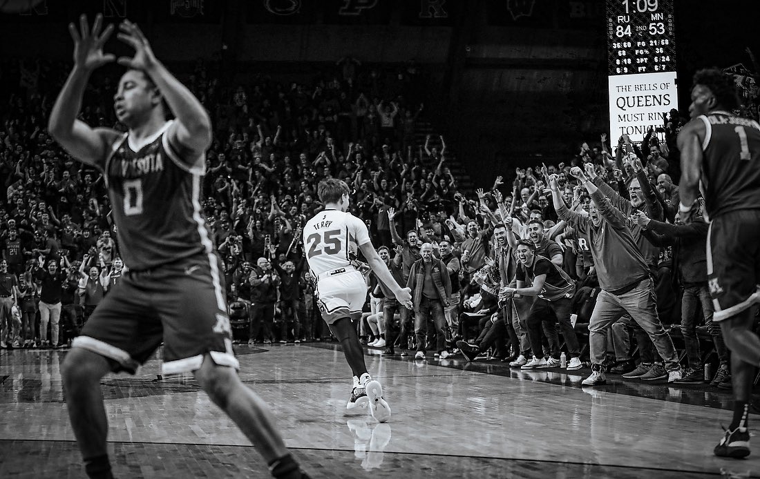 AndyMills_NJ's tweet photo. Added a next-day edit to the #Rutgers gallery from last night. 

https://t.co/dAx3TRbi94

This will certainly be remembered as one moment from a team on the verge of doing something special. #GoRU https://t.co/PfogtJrsBp
