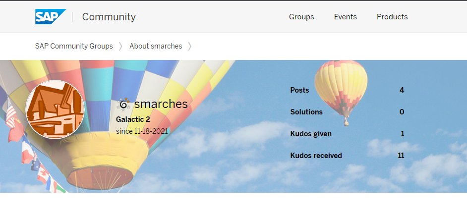 S_Marches's tweet image. I want to try to organize a #SAPJam. 
I was asking for some information on the community site tinyurl.com/5c7twwzv

I'm sure I have a user, but if I connect with the Universal ID emails (and all the sub-email) it asks for a new username.

@SAPCommunity somebody can help?