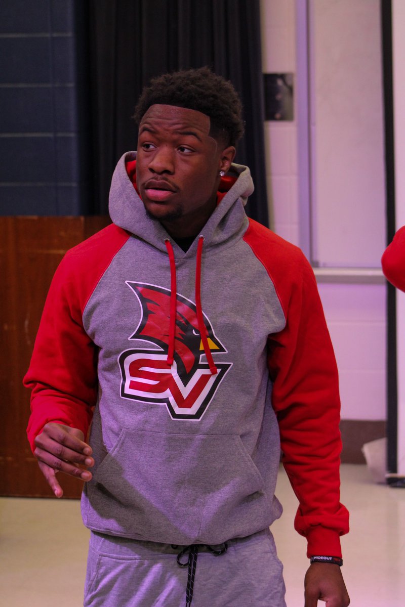 Woke up a svsu football player blessed glory be to GOD 🔵🔴🫶🏽!