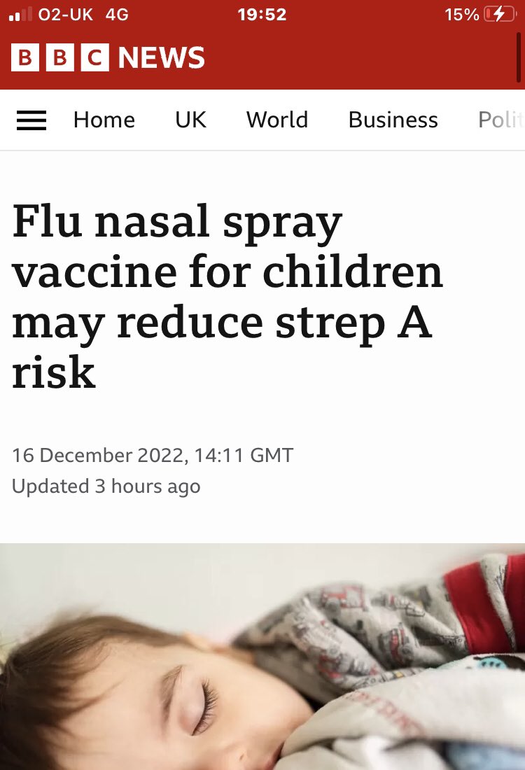 Scumbunker on Twitter "They advocated a flu nasal spray that gave kids Strep virus and then