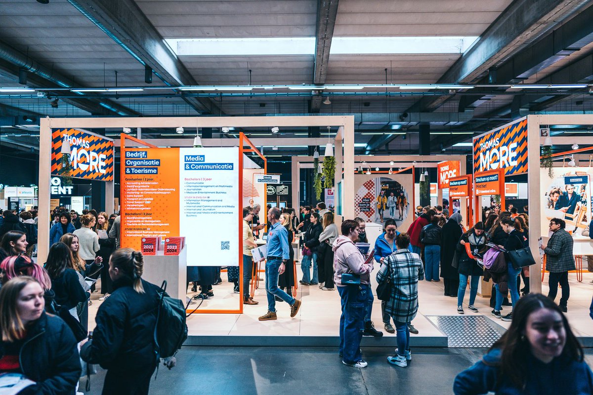 Nog geen idee wat je wil studeren 🤷‍♂? Bezoek dan deze zaterdag onze stand op de SID-in in Antwerpen. We kijken graag samen welke opleiding of welk traject het best bij jou past! Iedereen van 🧡 welkom tussen 10u en 16u in Antwerp Expo 👋🏻 #WeAreMore