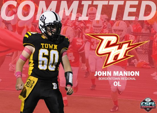 johnny_manion's tweet photo. I am very excited to announce my commitment to Chestnut Hill College. I am extremely grateful for this opportunity to continue my academic and athletic career. @ChestnutHillFB #GriffinNation #scarletandgold #ProtectTheHill https://t.co/1cAvN3wzvU