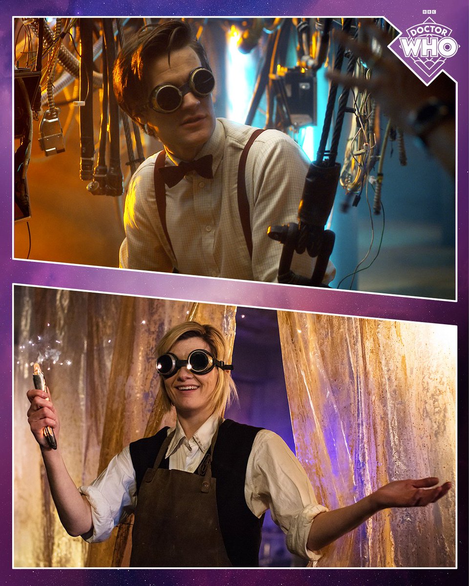 bbcdoctorwho's tweet image. Safety goggles are an essential accessory for any Time Lord! 🥽 #DoctorWho