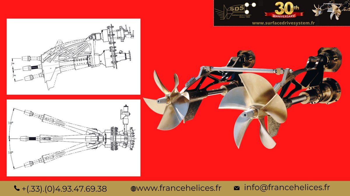 francehelices's tweet photo. For your boat surface drives, contact #FRANCEHELICES : info@francehelices.fr
https://t.co/Z8PoLRv7ha
#surfacedrives #boatsurfacedrives #francehelices #surfacedrivesystem #fastboat #speedboat #china #india #indonesia #sds #marinepropulsionsystems #elichedisuperficie https://t.co/e1HUDCYwTh