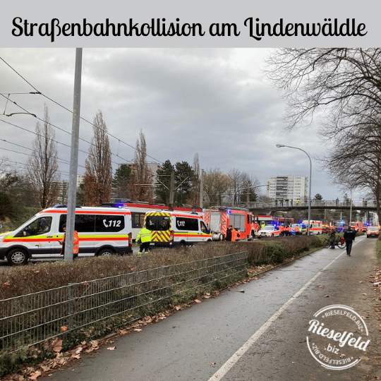 #Straßenbahnkollision am #Lindenwäldle heute am 2.2.23 rieselfeld.biz/index.php/ries…