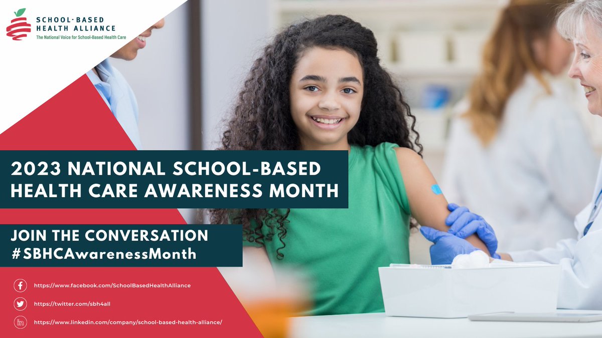 sbh4all's tweet photo. Healthy children are more likely to attend school ready and able to learn, and achieve at high academic levels, providing greater access to future opportunities and a pathway out of poverty. Learn more about school-based health: https://t.co/fVgAcPMI53 #SBHCAwarenessMonth https://t.co/R9PmrMsJhH