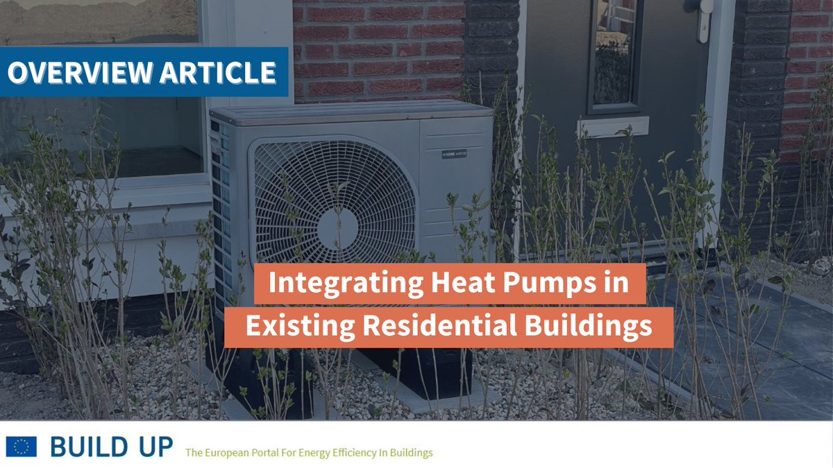 EU_BUILDUP's tweet photo. 🔑The installation of #heatpumps is central in the #REPowerEU plan🇪🇺
Our latest #OverviewArticle✏ reports on the opportunities and barriers the sector is facing when addressing #residentialbuildings retrofit🔄
✍Credits: @EURAC
Check it here 👉 https://t.co/jgLXhFFW5U https://t.co/uj3JpocyEc