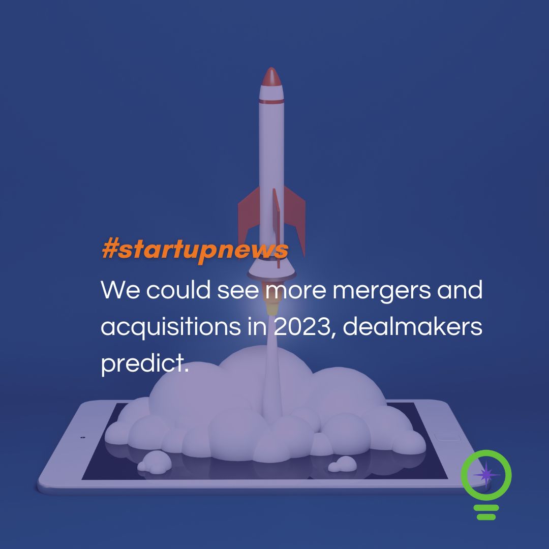 This could be the year of mergers! Although rising interest rates make capital more expensive, there are plenty of deep-pocketed buyers who already have money to spend and could go bargain-hunting as startup valuations drop. #startupnews #founders