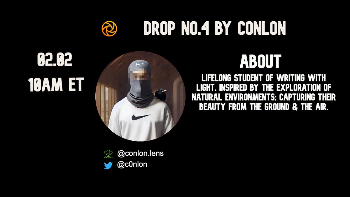 lenstaxyz's tweet photo. LENSTA DROP NO 4. by @c0nlon 📸

Collect now at: https://t.co/IcArnmKost https://t.co/Ek4ZsRoZjb