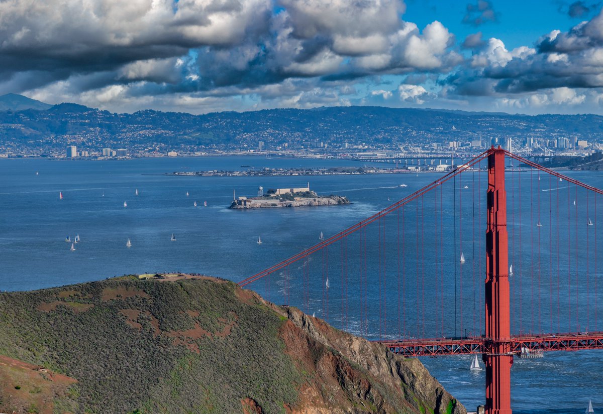 Ominous clouds over Alcatraz