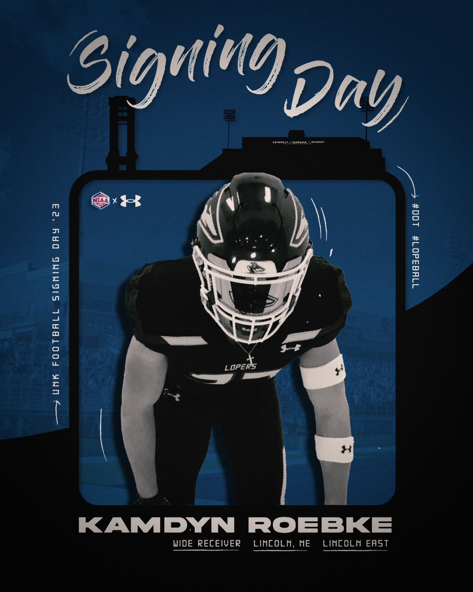 🏈Kamdyn Roebke🏈 a Wide Receiver coming from Lincoln, Nebraska! Welcome to Loper Nation🦌🏈