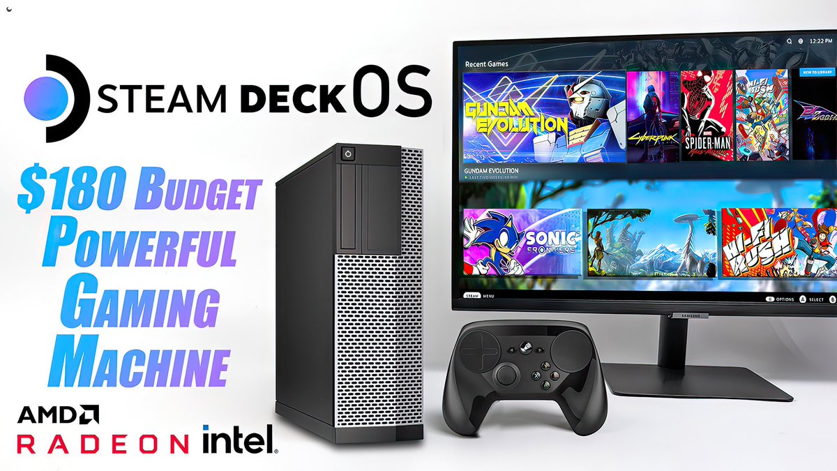 theetaprime's tweet image. You Can Build A Powerful &amp;amp; Cheap $180 Steam Deck OS Gaming Machine! #SteamDeck #steamOS #gaming #linux 
youtu.be/rvNS4M3o85o