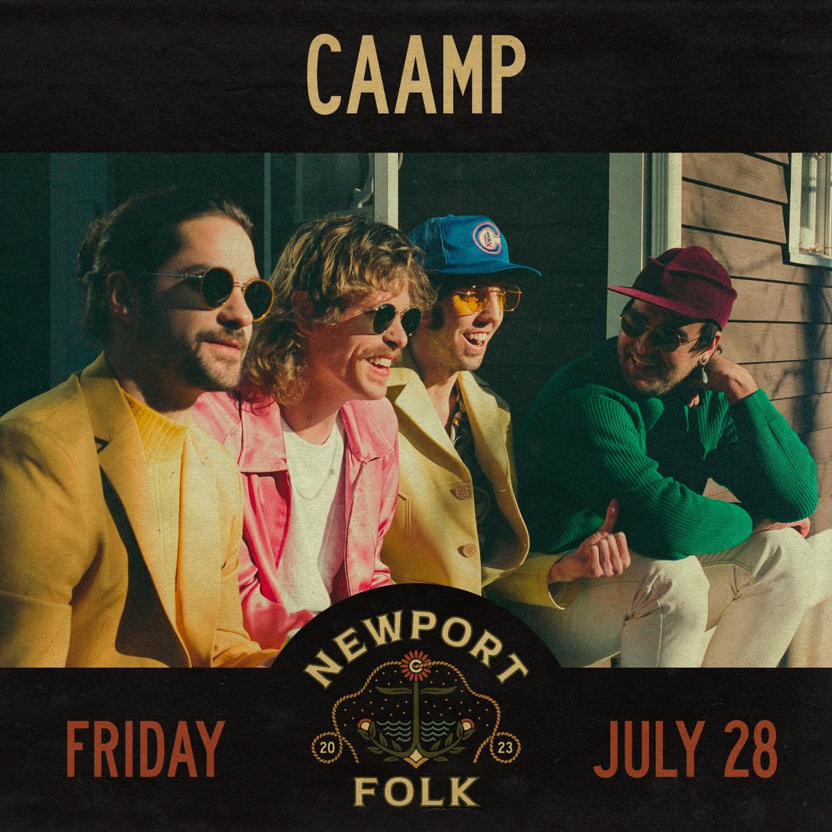 Newport Folk Fest (@newportfolkfest) on Twitter photo We're excited to announce the return of <a href="/Caamp/">Caamp</a> to the Fort this summer! On their behalf, <a href="/newportfestsorg/">Newport Festivals Foundation</a> has made a grant to <a href="/harmonycolumbus/">Harmony Project Columbus</a>. The band has generously offered to match our grant! Together, we will be donating $10,000 to Harmony's music education programs. We're excited to announce the return of <a href="/Caamp/">Caamp</a> to the Fort this summer! On their behalf, <a href="/newportfestsorg/">Newport Festivals Foundation</a> has made a grant to <a href="/harmonycolumbus/">Harmony Project Columbus</a>. The band has generously offered to match our grant! Together, we will be donating $10,000 to Harmony's music education programs.