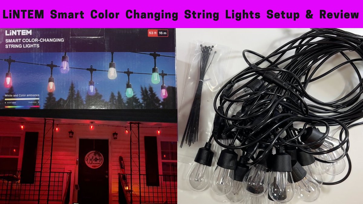 bigcvlogs's tweet image. Today we setup and review the #LiNTEM Smart Color Changing String Lights.
These #LEDStringLights work with the LiNTEM App and connect to #GoogleHome or #Alexa.
They are perfect for your deck!
youtu.be/Jq-vGqELg_c 
#LintemSmartStringLights #SmartStringLights #SmartLights