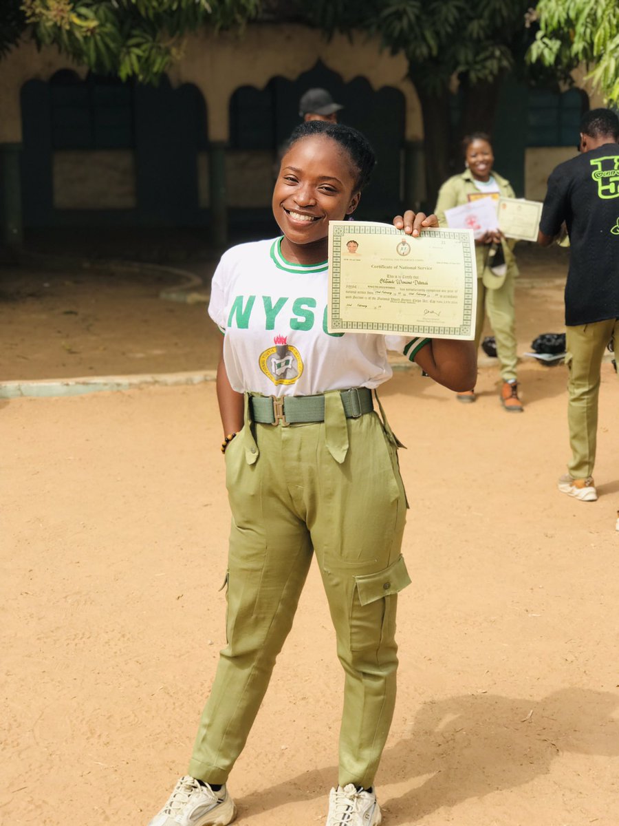MiracleOlarewa1's tweet image. #NYSC #batchA 
#firstpicin2023
#kanobaker
Fine Jesus baby