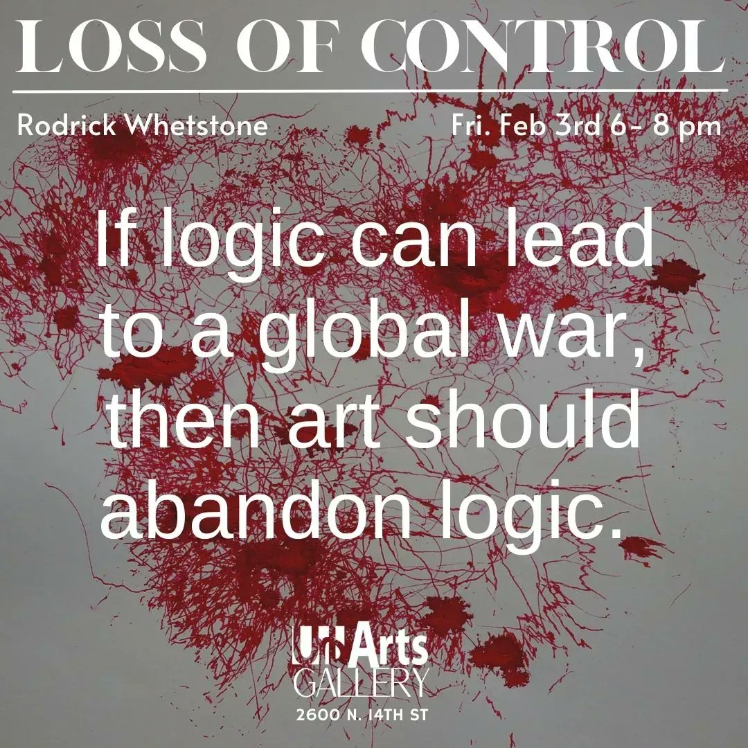 New art show featuring the work of Rodrick Whetstone.
#UrbArtsGallery
#SIUE
#Art
#Exhibition
#Dada
#LossOfControl