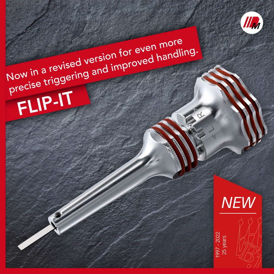 Multipick's tweet image. Actually reduced 😍 Our Flip-It, now in a revised version for even more precise triggering and improved handling. 

Available in our online store: bit.ly/3RxB6W7

#lockpicking #LockpickingTools #ProTools #LockSport #locksmith #locksmithlife #firefighterlife #Multipick
