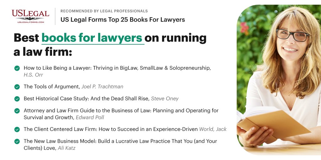 USLegalForms's tweet photo. The secret to success as a legal professional is to embrace continuous growth.
That's why this list of the 25 best books for lawyers will help you get ahead this year: https://t.co/mOWun4HyZn
#books #LearningNeverStops #bookstoread #lawyerlife #lawyer #Legal_Knowledge https://t.co/fyluNolSfI