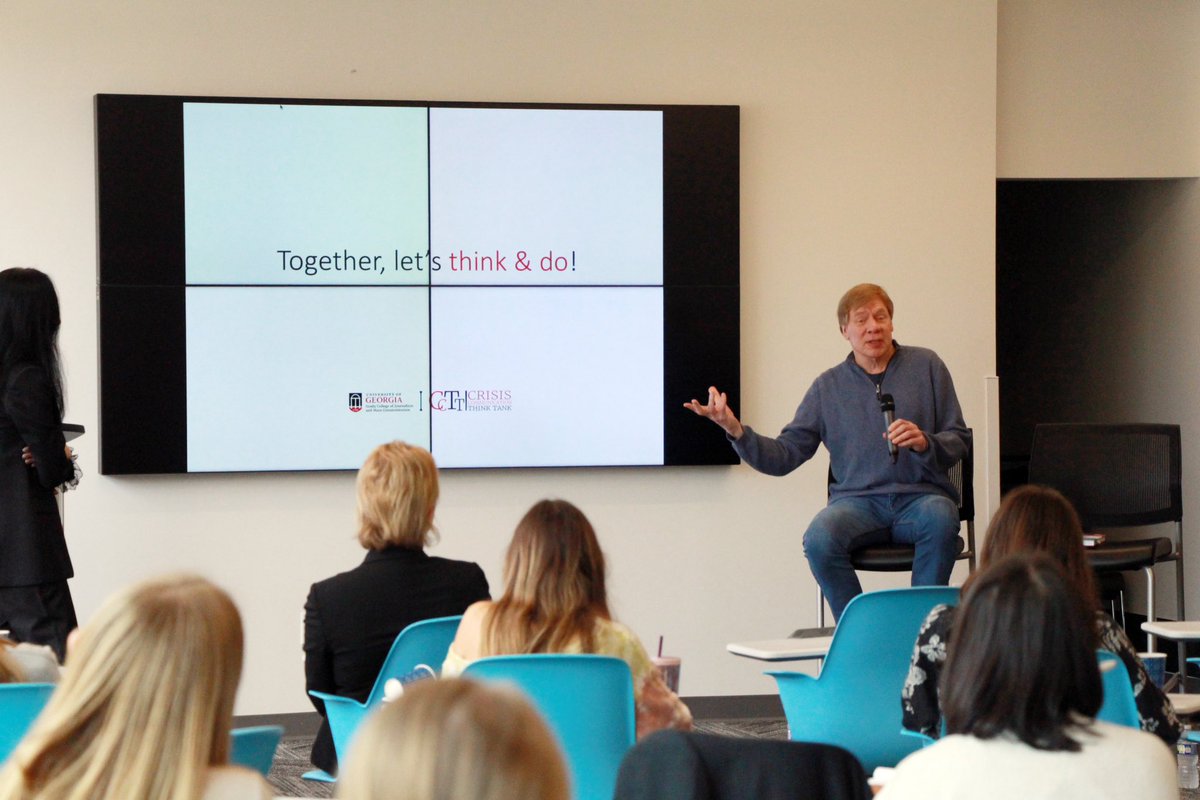 We had a wonderful conversation with Greg Trevor and CCTT co-founders Yan Jin, Bryan Reber, and Glen Nowak at the Spring 2023 CCTT Information Session. We are grateful for the CCTT members, our faculty colleagues and students for all the support. [photo credit: Jackson Schroader]