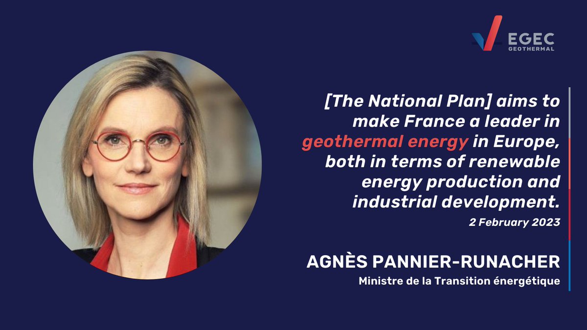 EGEC (@egec_geothermal) on Twitter photo Today the French government launched its National Action Plan for geothermal➡️ecologie.gouv.fr/sites/default/…
There is enough geothermal #energy  in France alone to replace all 100TWh of pre-war #Russian gas imports. 
Geothermal is the #REPowerEU plan! 
#GeothermalNOW Today the French government launched its National Action Plan for geothermal➡️ecologie.gouv.fr/sites/default/…
There is enough geothermal #energy  in France alone to replace all 100TWh of pre-war #Russian gas imports. 
Geothermal is the #REPowerEU plan! 
#GeothermalNOW